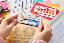 Sizzix Clear Stamp Set By Eileen Hull - Swatch Cards